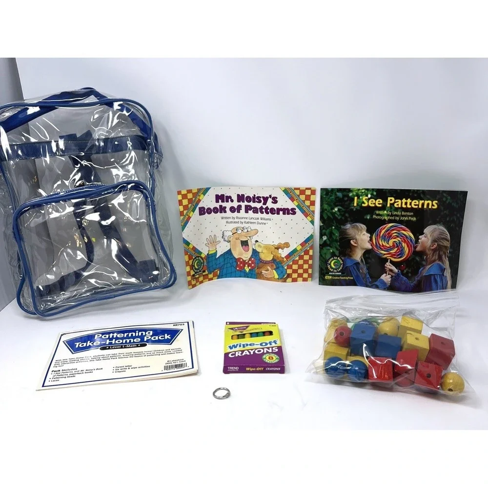 NEW Lakeshore Patterning Take-Home Pack RR703 Level 1 Math Complete 1995 New